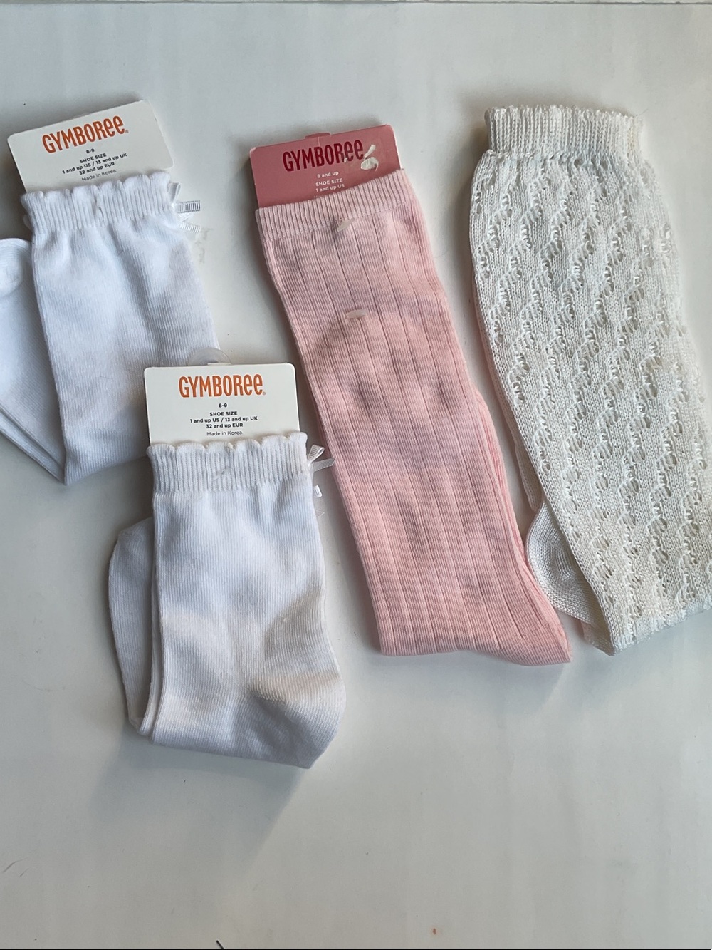 Gymboree Sock Bundle Shoe Size 1 and Up